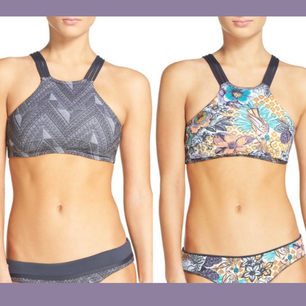 NEW Maaji Jacquard‎ Lofty Reversible Bikini Top [SZ Small ]
